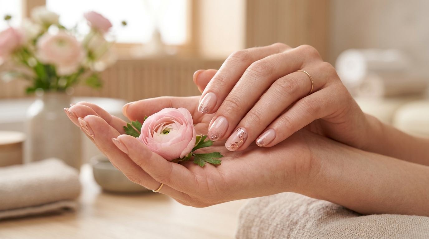 Unhas elegantes manicuradas por Andréia Andrade